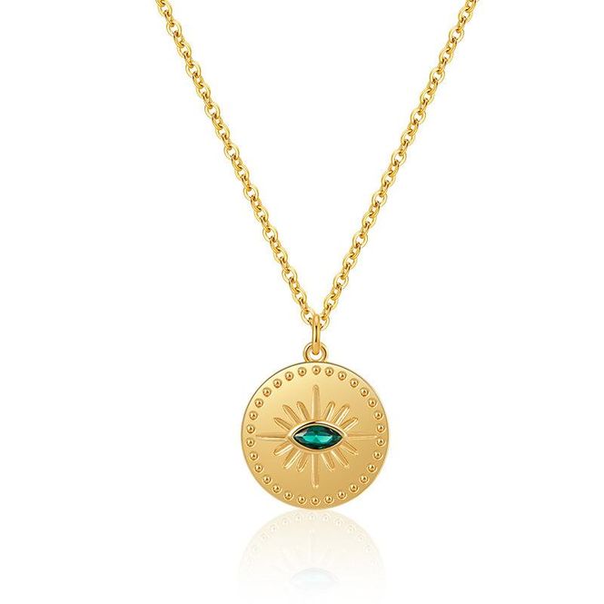 Hovedbilde Golden Sun Eye Necklace 